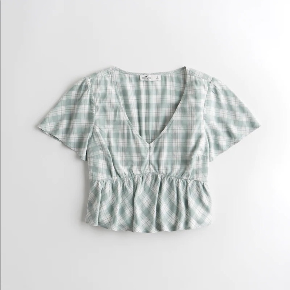 Hollister Crop Babydoll Top